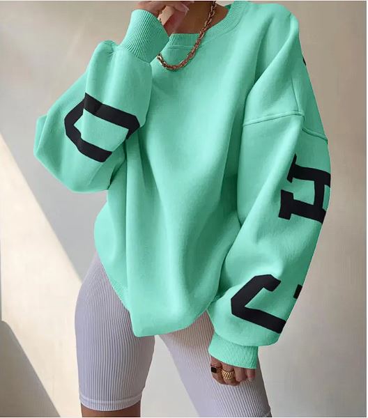 The Shadow Knit Oversized Crew