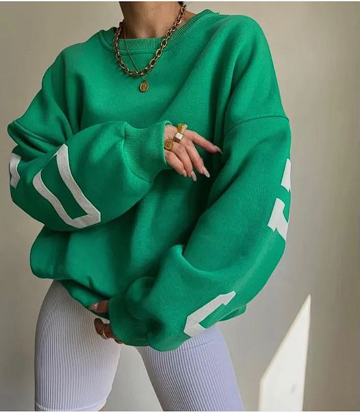 The Shadow Knit Oversized Crew