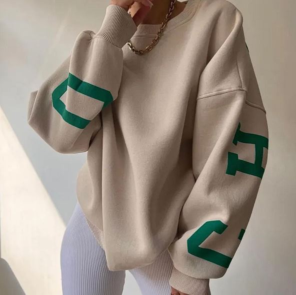 The Shadow Knit Oversized Crew