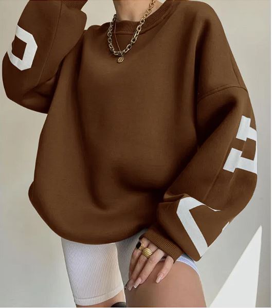 The Shadow Knit Oversized Crew