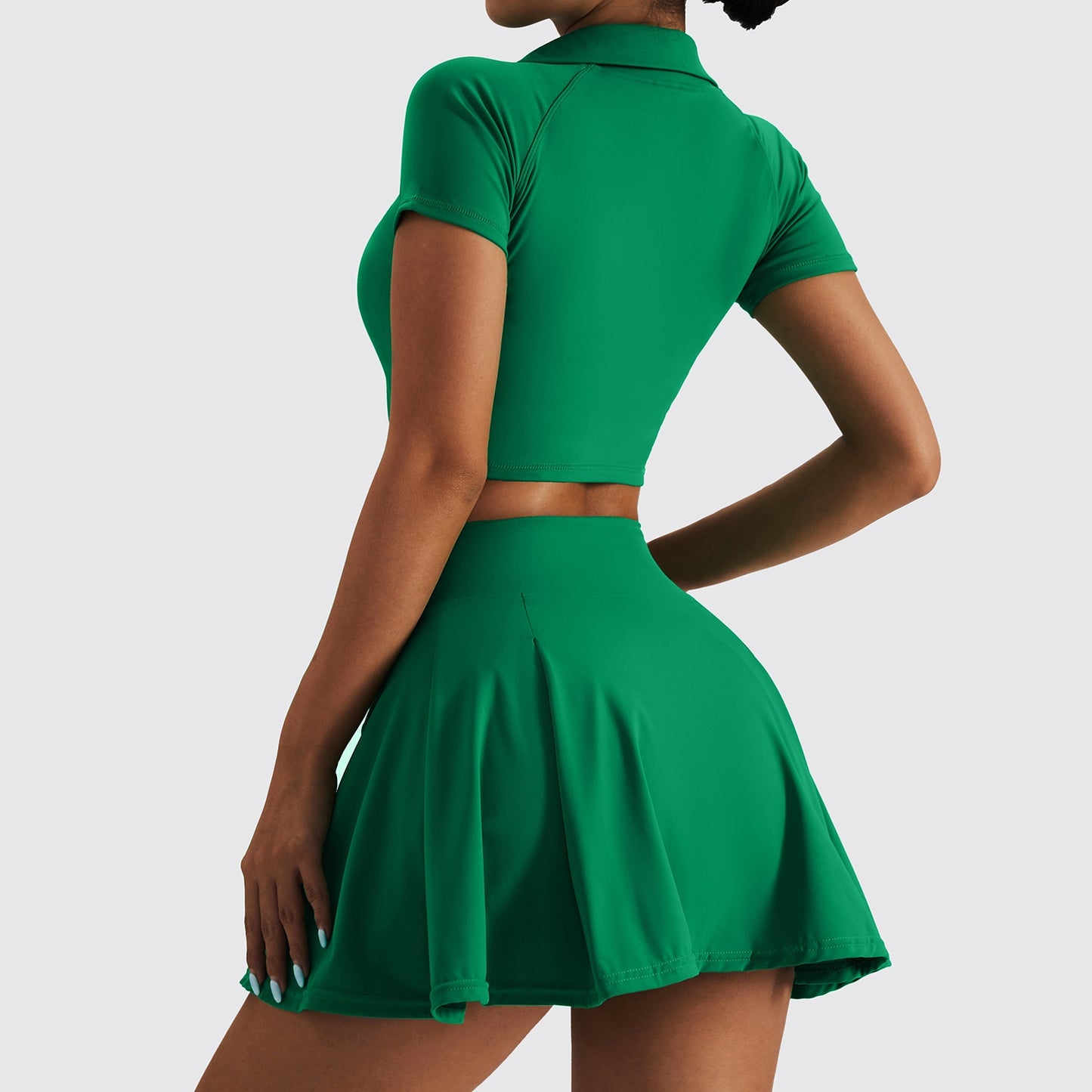 Midnight Doll Pleated Tennis & Gym Set