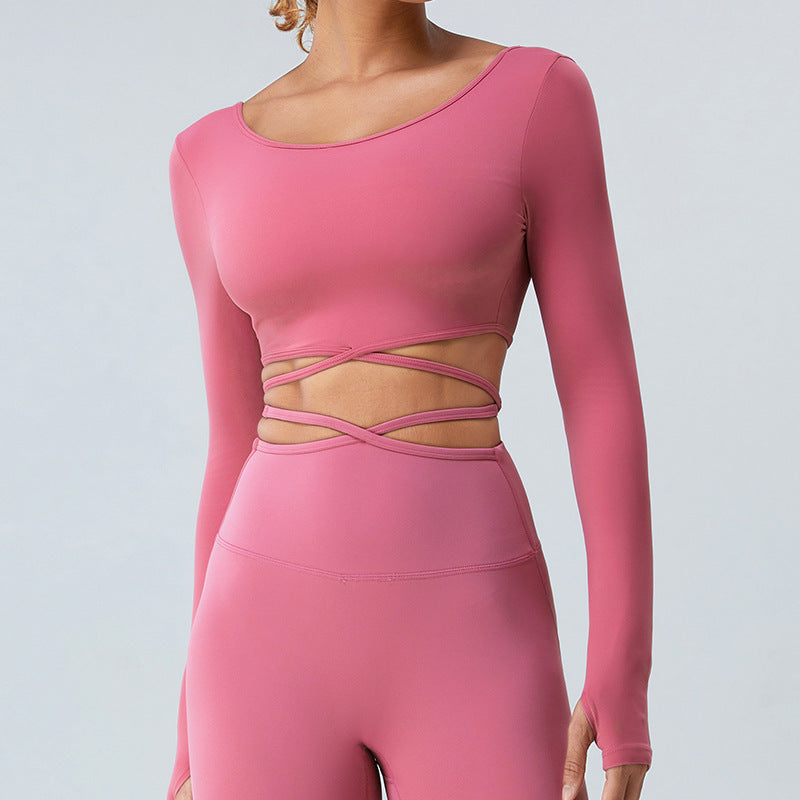 Sculpt Wrap Long Sleeve Top
